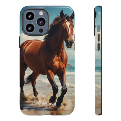 Blazing Horse iPhone 13 Pro Max Cover - Tough