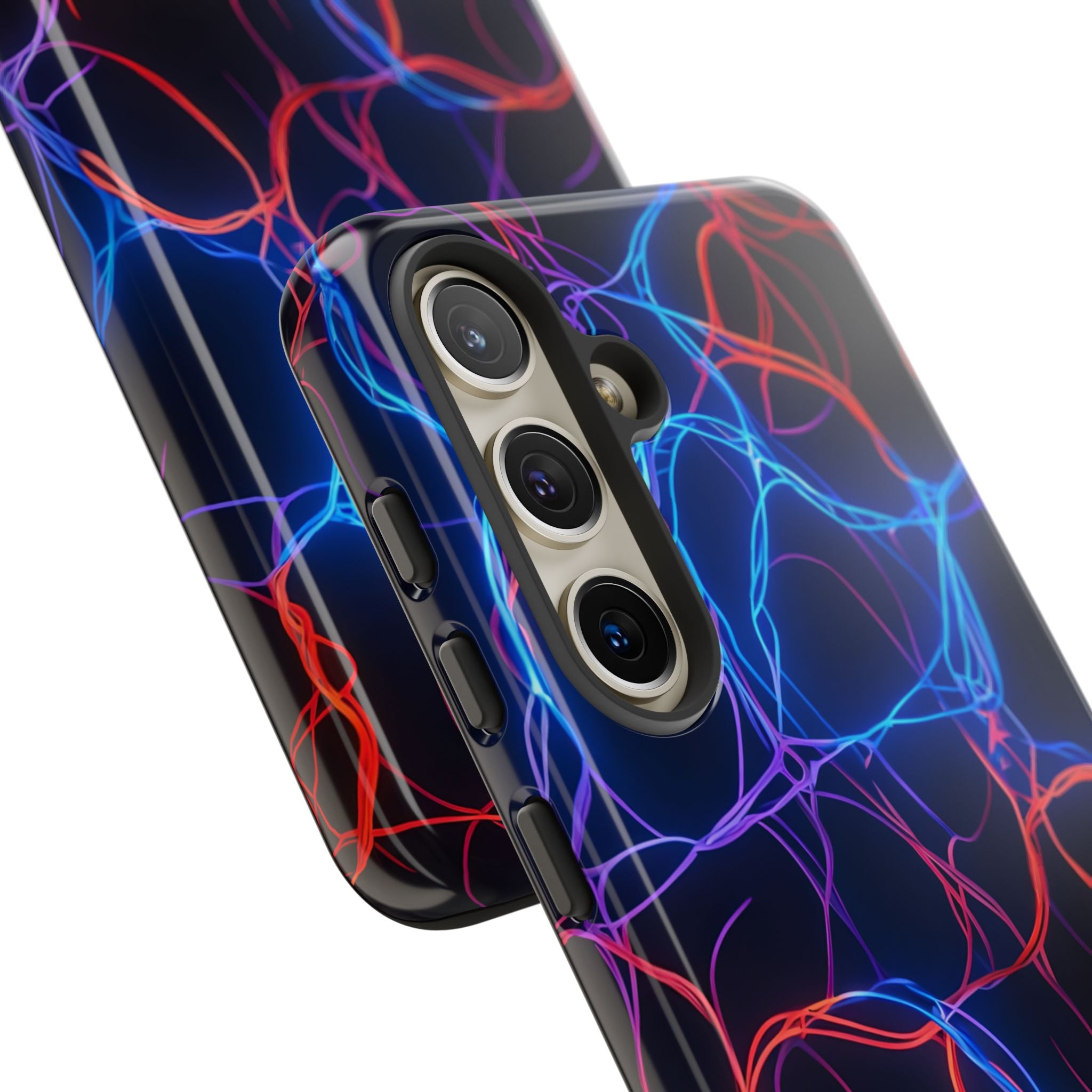 Electric Synapse Glow · Tough Handyhülle für Samsung