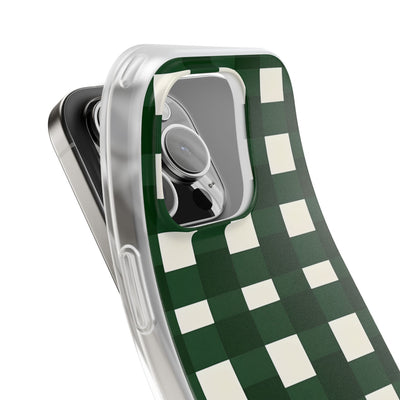 Hunter Green Plaid · Soft Handyhülle für iPhone