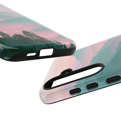 Teal Tough Phone Case for Samsung - Alpine Mist Teal