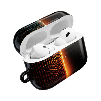 Luminous Refraction Grid · Hard Case for AirPods & AirPods Pro · Black