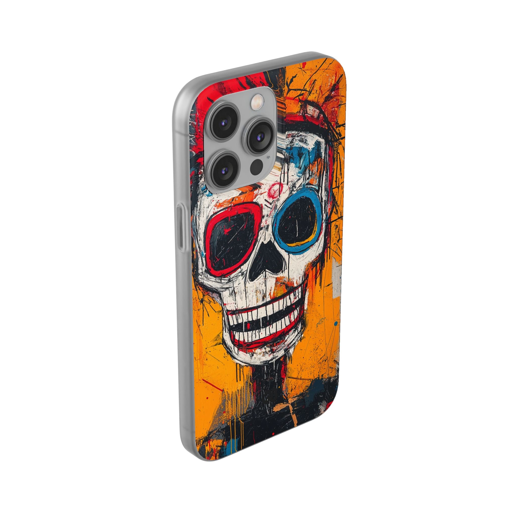 Vivid Graffiti Skull · Soft Custodia per iPhone