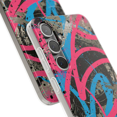 Cyber Splatter Flow · Lite Phone Case for Samsung · Pink