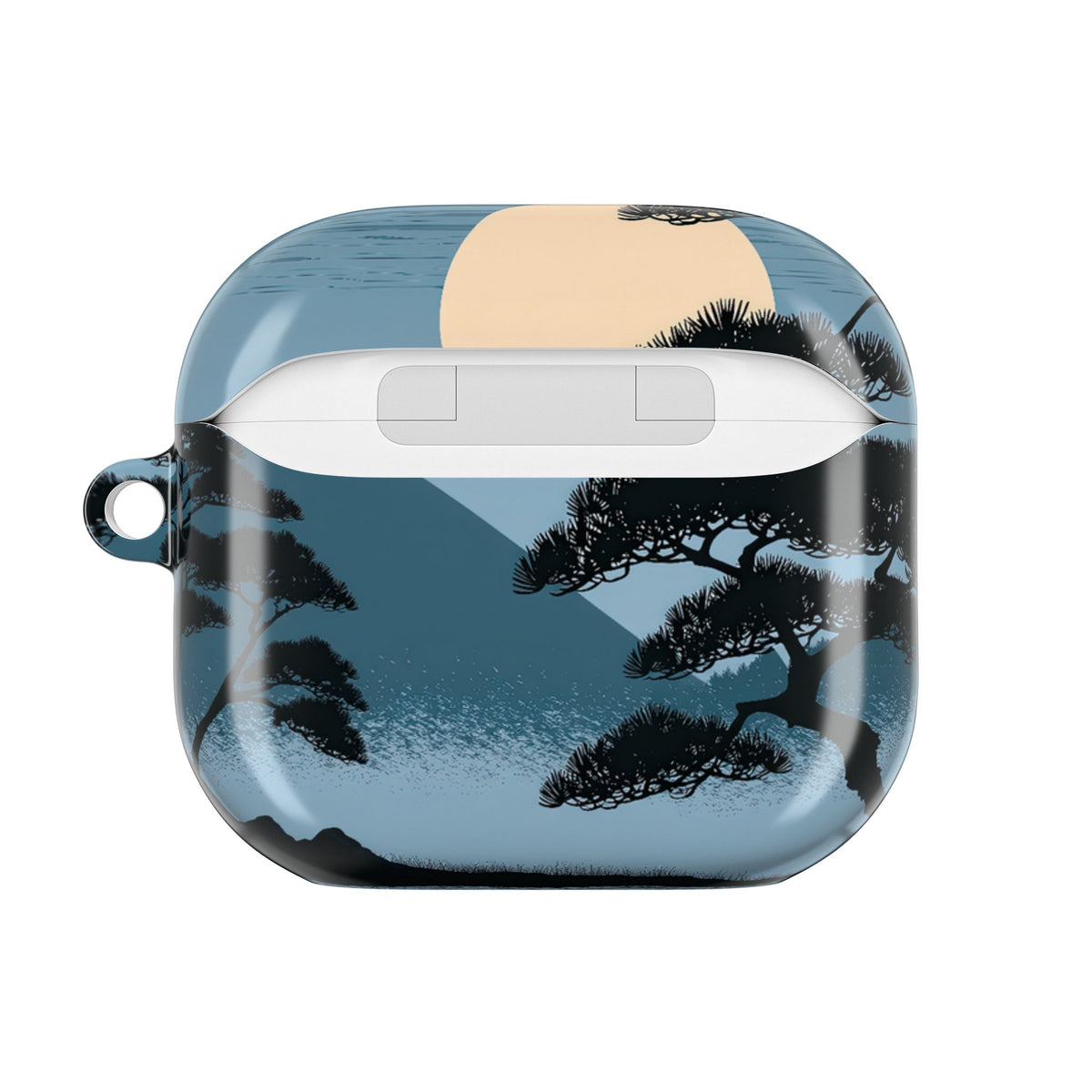 Moonlit Pine Horizon · Hard Case for AirPods & AirPods Pro · Blue