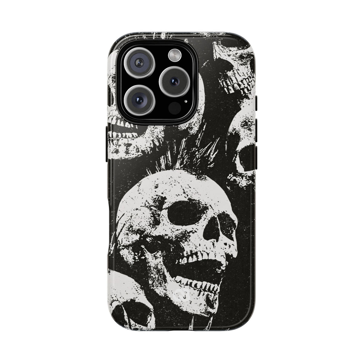 Punk Skull Riot · Tough Phone Case for iPhone · Black