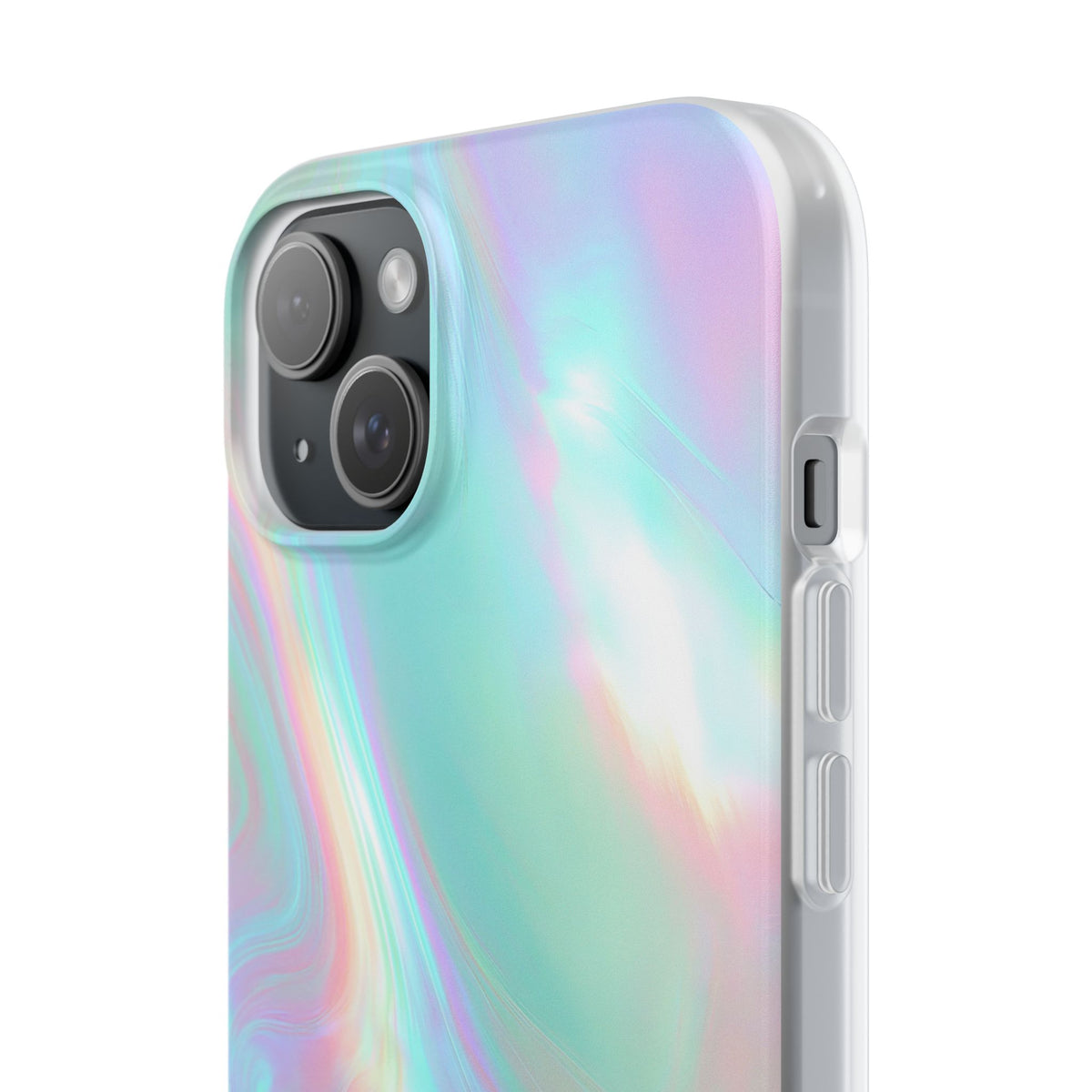 Prismatic Liquid Light · Lite Phone Case for iPhone ·  Teal