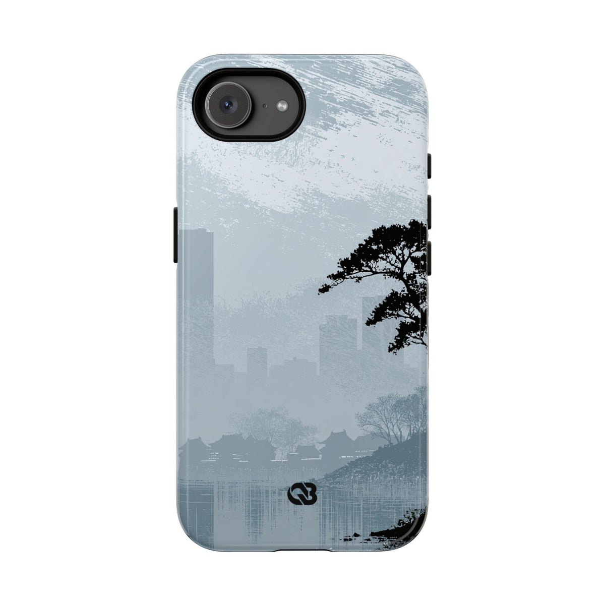 Misty Horizon · Tough Phone Case for iPhone · Blue