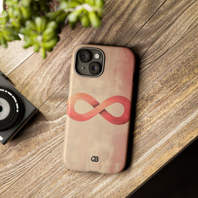 Terracotta Infinity Stroke · Tough Phone Case for iPhone