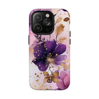 Gilded Violet Bloom · Tough+ Phone Case for iPhone · Magsafe