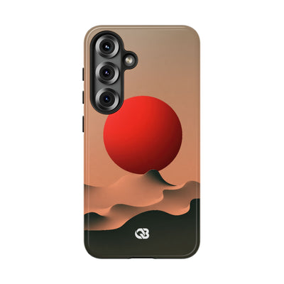 Crimson Sol Ridge · Tough Phone Case for Samsung · Red