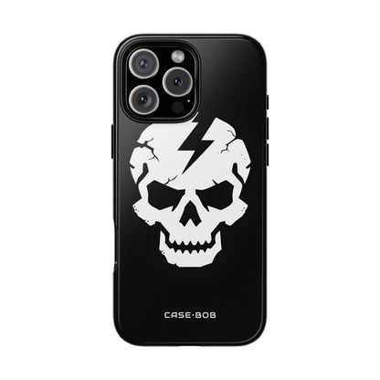 Lightning Skull iPhone 16 Pro Max Case - Tough
