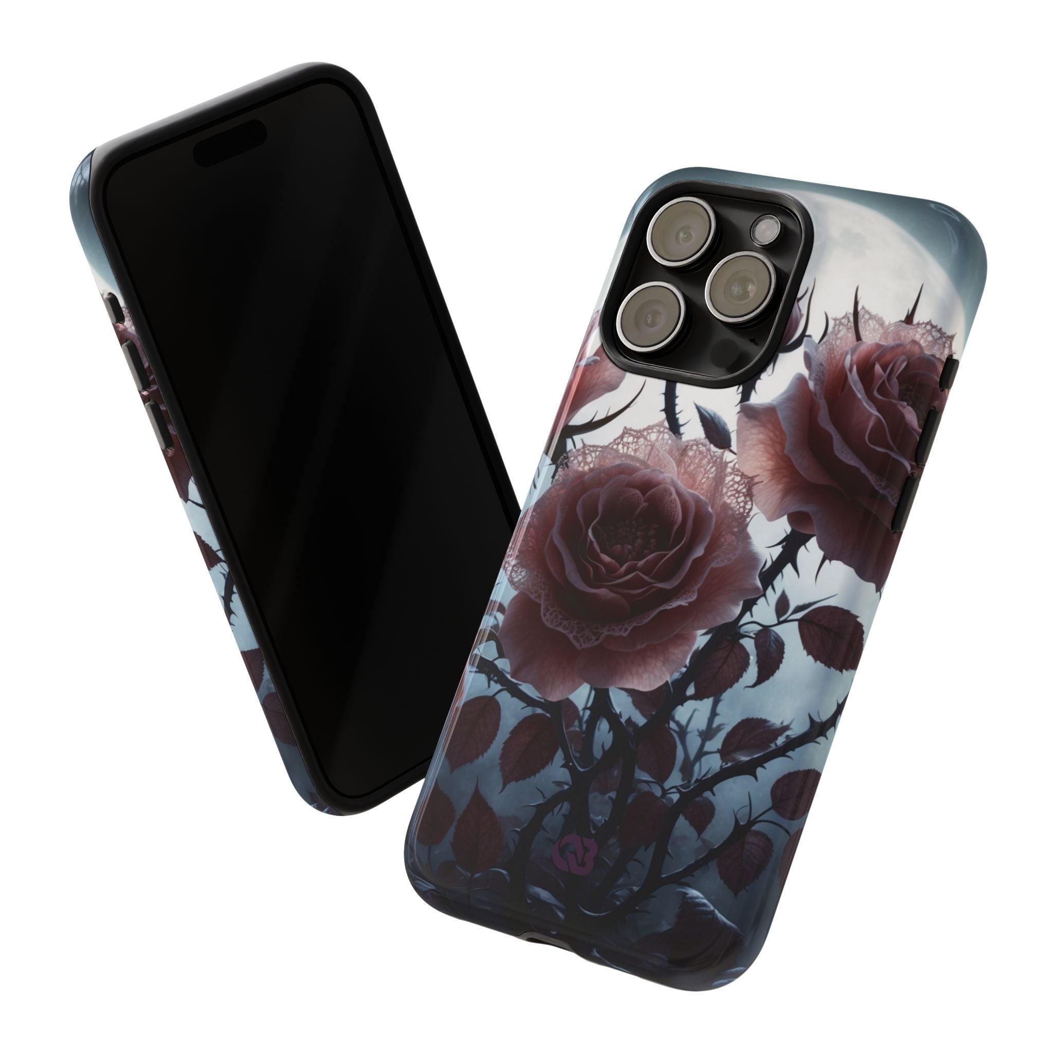 Lunar Lace Petals · Tough Coque de téléphone pour iPhone