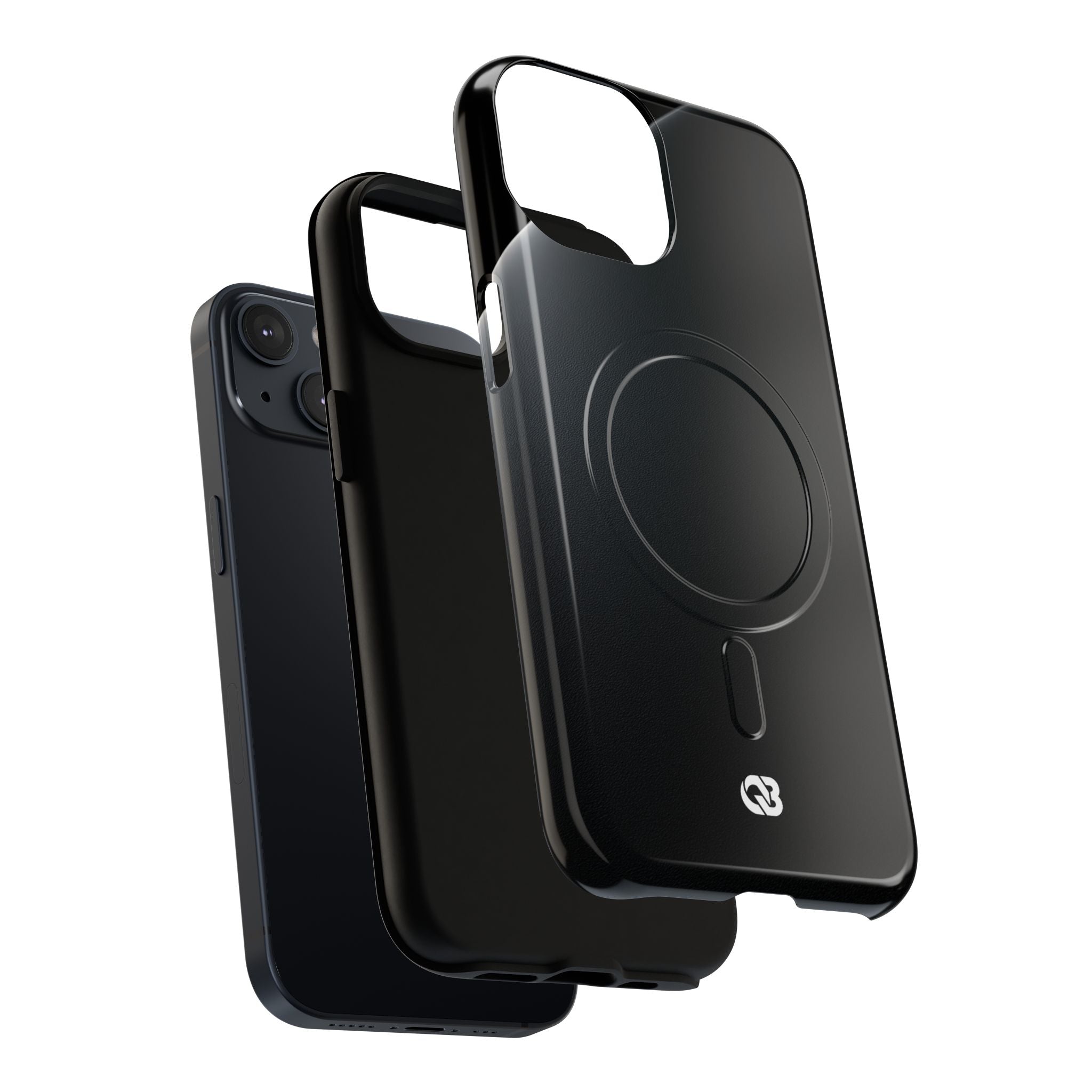 Black Tough 2.0 Magsafe Phone Case for iPhone - Obsidian Lunar Arch