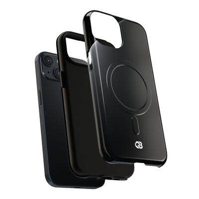 Black Tough 2.0 Magsafe Phone Case for iPhone - Obsidian Lunar Arch