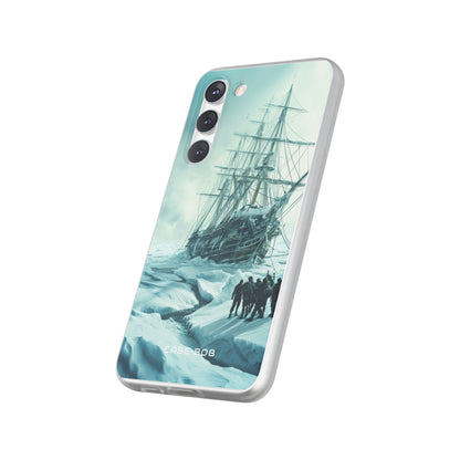 Icebound Ship Samsung S23 Plus -pehmeä suojakotelo