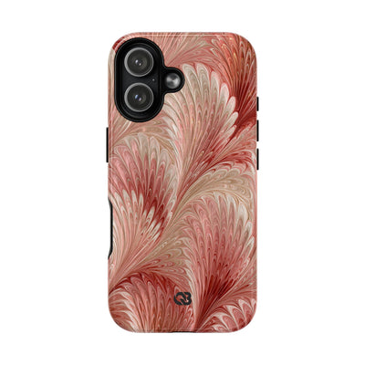 Blush Petal Plume · Tough 2.0 Magnetic Phone Case for iPhone · Pink