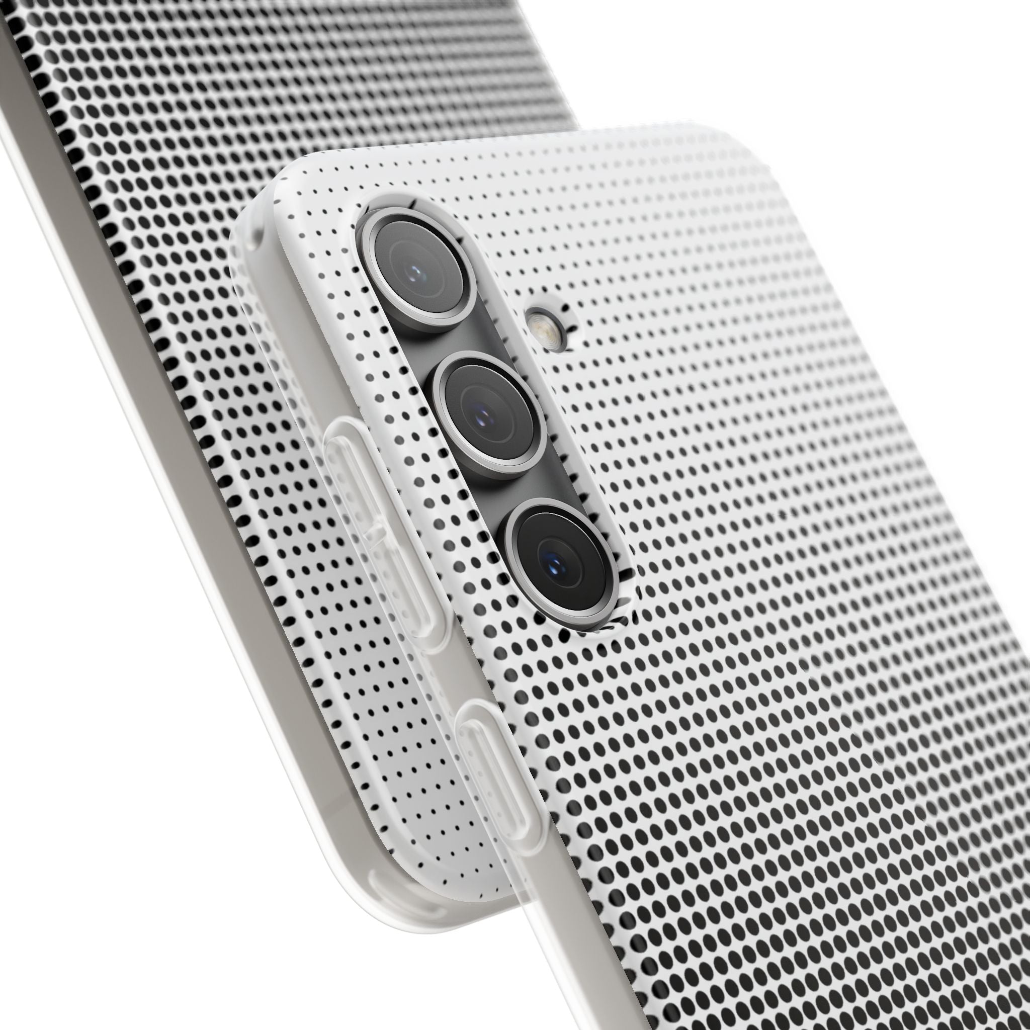 Black Lite Phone Case for Samsung - Obsidian Halftone Flux