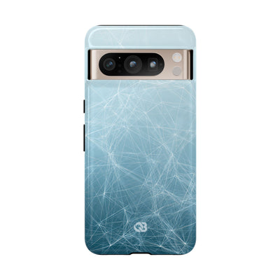 Teal Tough Phone Case for Google Pixel - Arctic Digital Nexus
