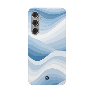 Blue Lite Phone Case for Samsung - Glacial Indigo Flow