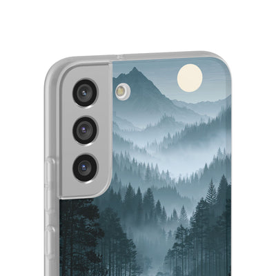 Silent Nordic Fjord · Lite Phone Case for Samsung · Blue
