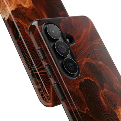 Amber Filament · Tough Phone Case for Samsung · Orange