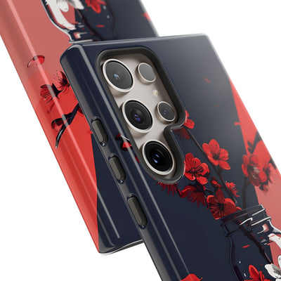 Crimson Blossom Jar · Tough Telefoncover til Samsung