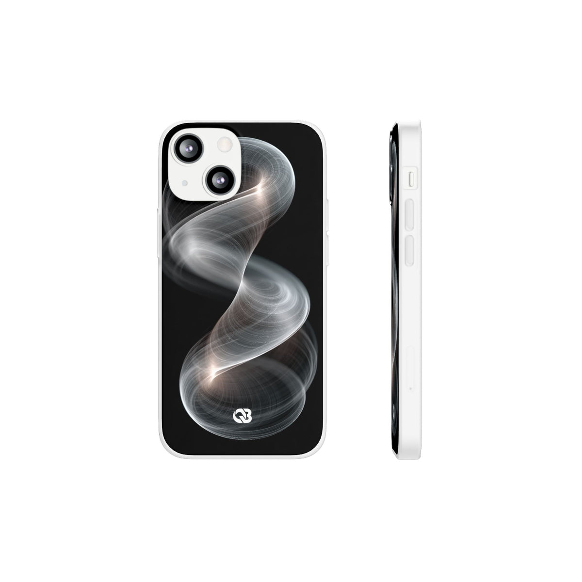 Luminous Vortex · Lite Phone Case for iPhone ·  Black
