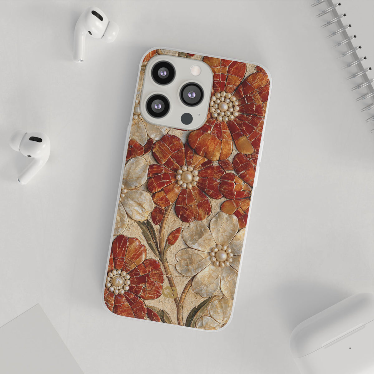 Carnelian Pearl Bloom · Lite Phone Case for iPhone ·  Orange