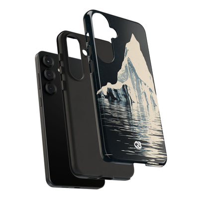 Blue Tough Phone Case for Samsung - Frozen Navy Monolith