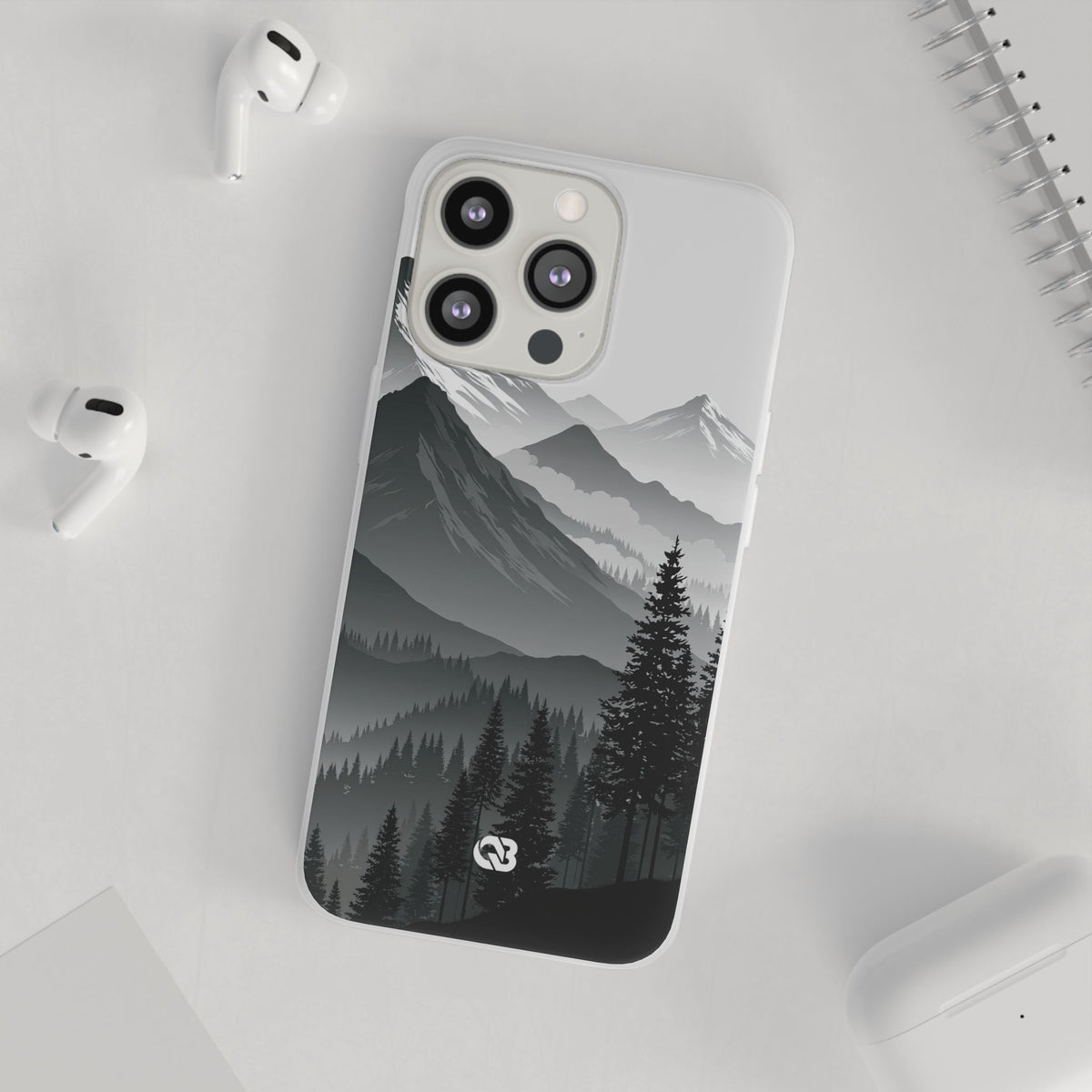 Alpine Horizon · Lite Phone Case for iPhone ·  Black