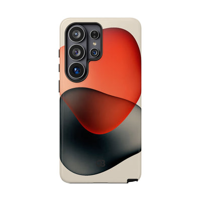 Translucent Crimson Form · Tough Phone Case for Samsung · Red