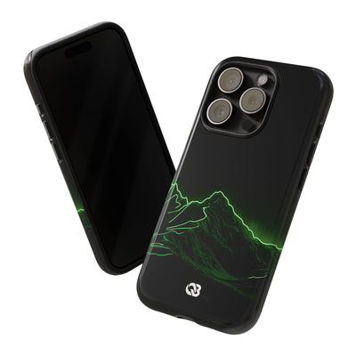 Nordic Mountain Contour · Tough Phone Case for iPhone · Black