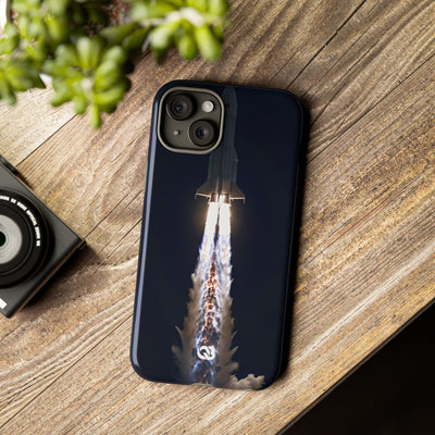 Obsidian Rocket Ascent · Tough Phone Case for iPhone
