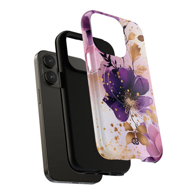 Gilded Violet Bloom · Tough+ Phone Case for iPhone · Magsafe