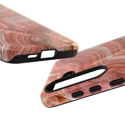Blushing Rose Strata · Tough Phone Case for Samsung · Pink