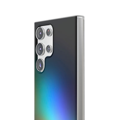Black Lite Phone Case for Samsung - Electric Prism Grain