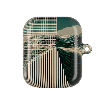 Orbital Terrain · Hard Case for AirPods & AirPods Pro · Green