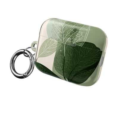 Layered Eucalyptus Study · Hard Case for AirPods & AirPods Pro · Green
