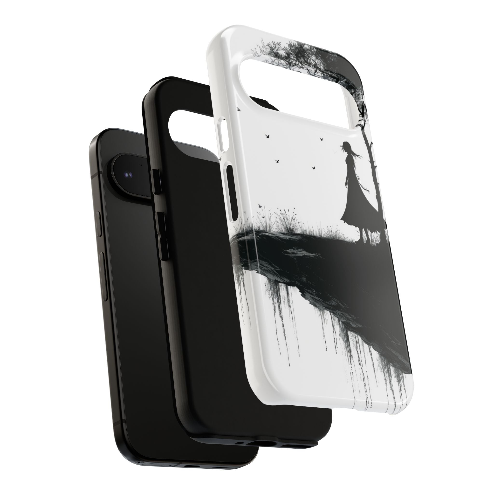 Cliffside Silhouette Google Pixel 9 Pro Case - Tough