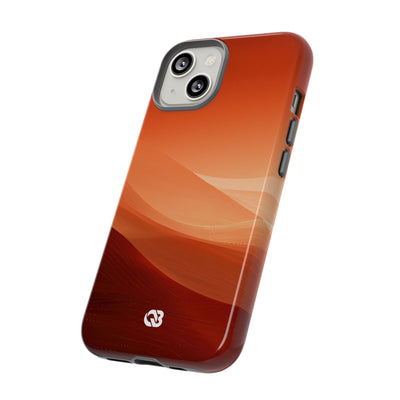 Terracotta Dune Ridges · Tough Phone Case for iPhone · Orange