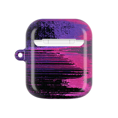Neon Signal Shift · Hard Case for AirPods & AirPods Pro · Purple