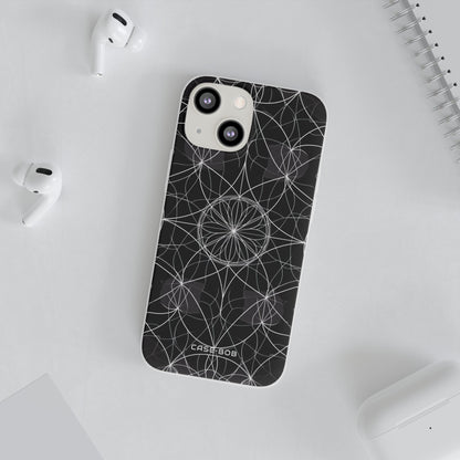 Radiant Petal Orbit iPhone 13 mini Case - Soft