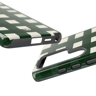 Hunter Green Plaid · Tough Phone Case for Samsung