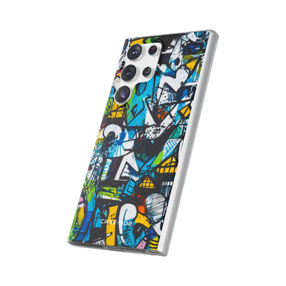 White Ripple Drift Samsung S23 Ultra Case - Soft