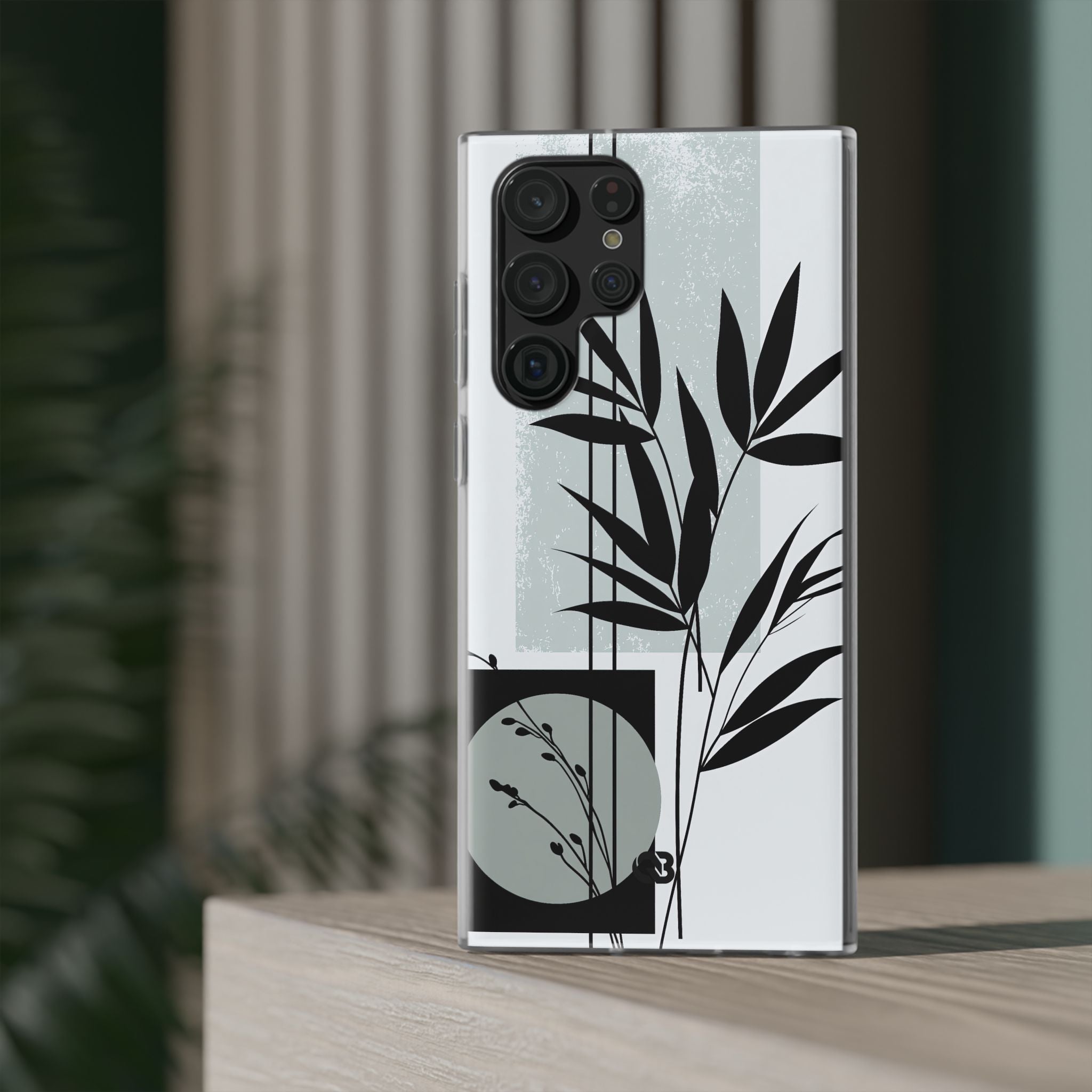 Grey Lite Phone Case for Samsung - Sage Bamboo Noir