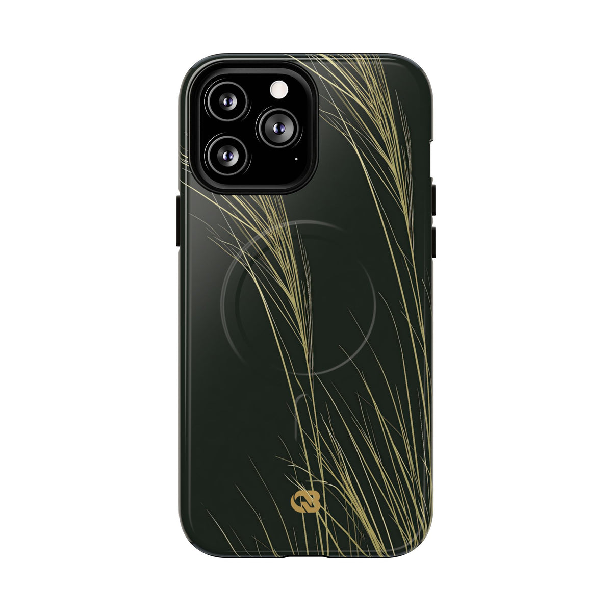 Golden Whispering Reeds · Tough 2.0 Magnetic Phone Case for iPhone · Green
