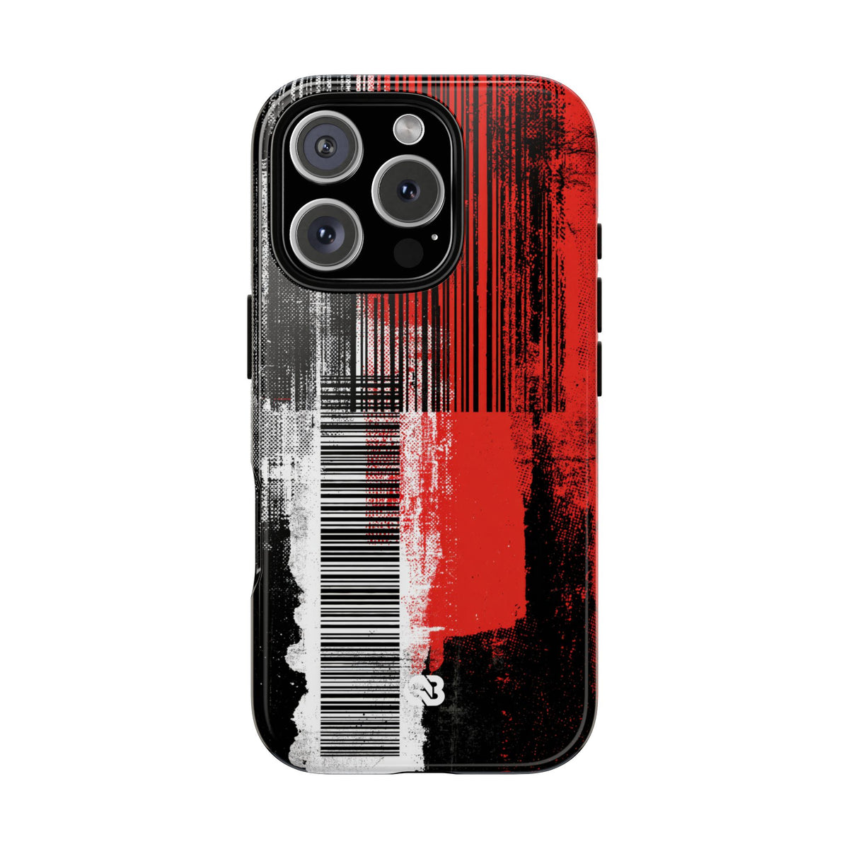 Distorted Barcode · Tough Phone Case for iPhone · Black