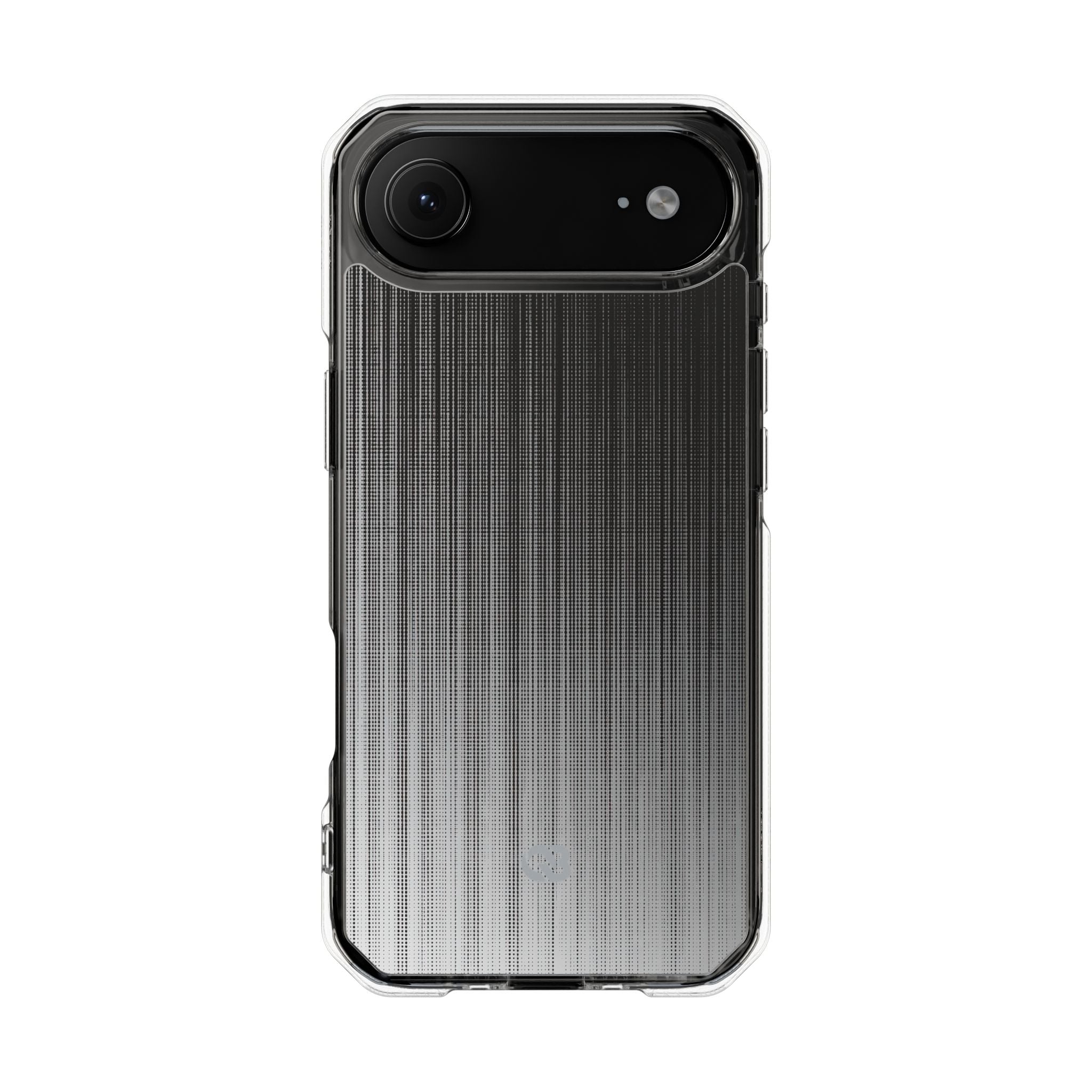 Grey Impact MagSafe Phone Case for iPhone - Static Vertical Dither