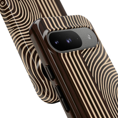 Brown Tough Phone Case for Google Pixel - Espresso Sand Ridge