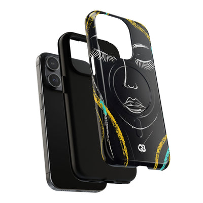 Obsidian Chalk Portrait · Tough+ Magsafe